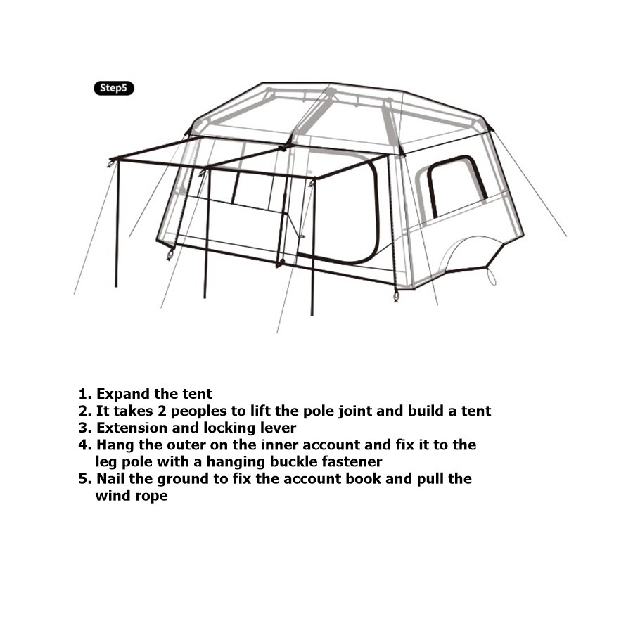 NATUREHIKE Village 13 Instant Up Tent