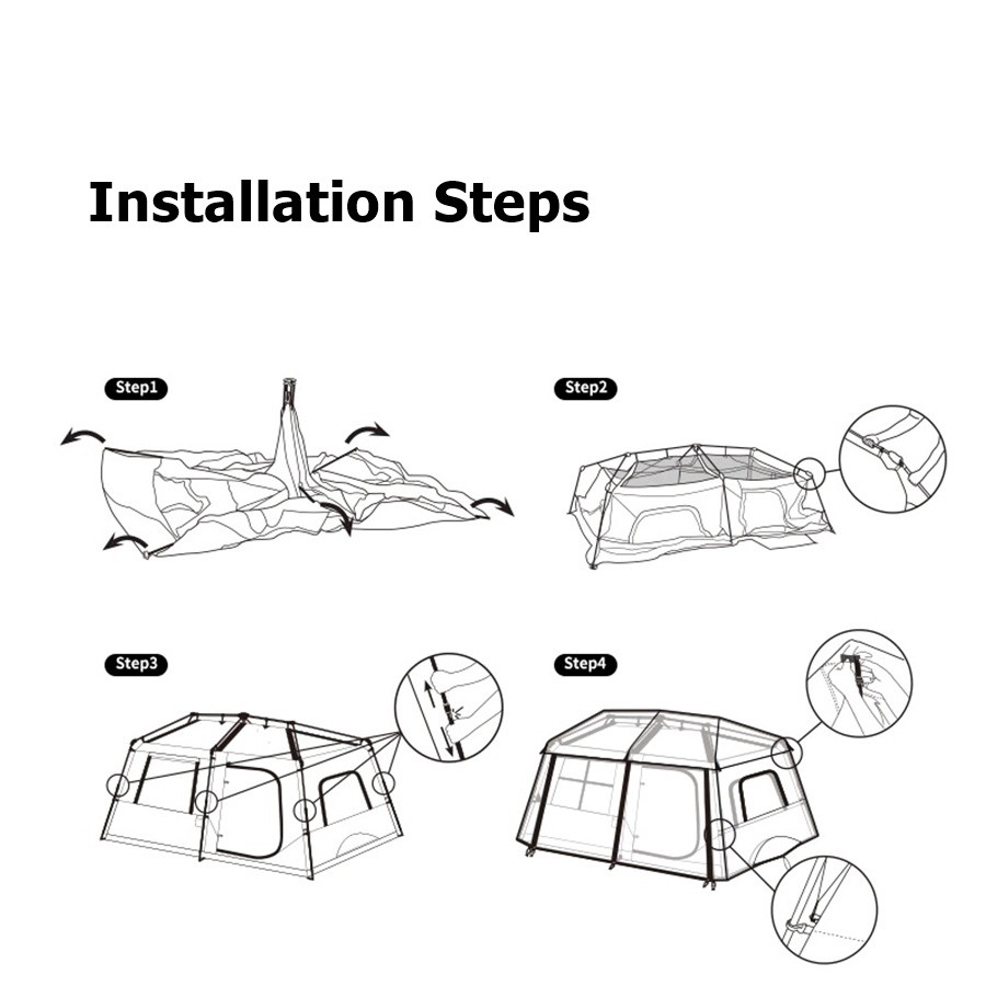 NATUREHIKE Village 13 Instant Up Tent