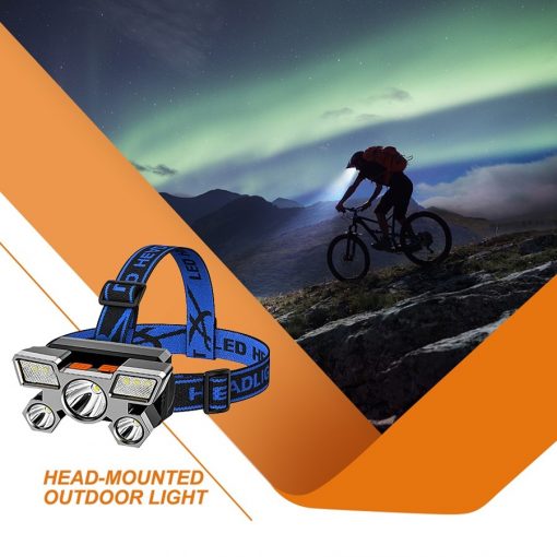 Outdoor Camping Rechargeable Headlamp (90x60x50mm), PTT Outdoor, Outdoor Camping Rechargeable Headlamp 90x60x50mm 1,