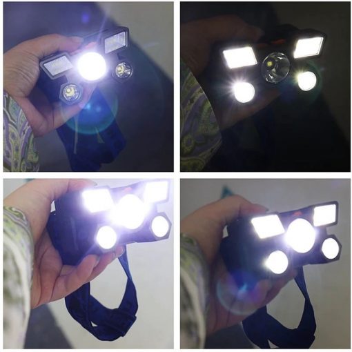 Outdoor Camping Rechargeable Headlamp (90x60x50mm), PTT Outdoor, Outdoor Camping Rechargeable Headlamp 90x60x50mm 5,