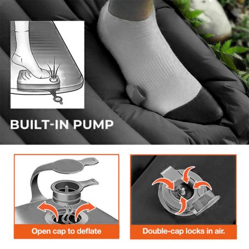 Sleep Lux Combo, PTT Outdoor, TAHAN Panthera Inflatable Sleeping Pad 4,