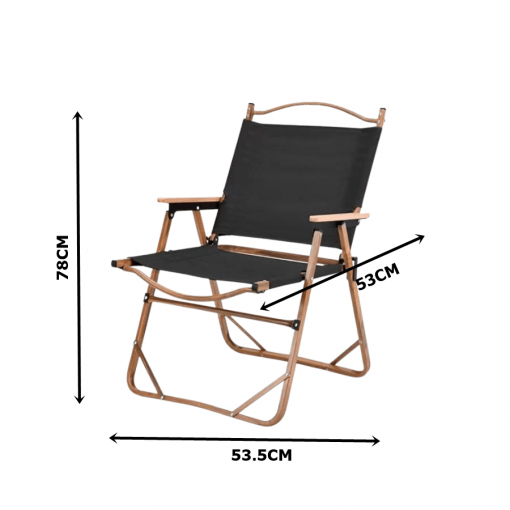 Woodgrain Folding Camping Chair, PTT Outdoor, Woodgrain Folding Camping Chair 6,
