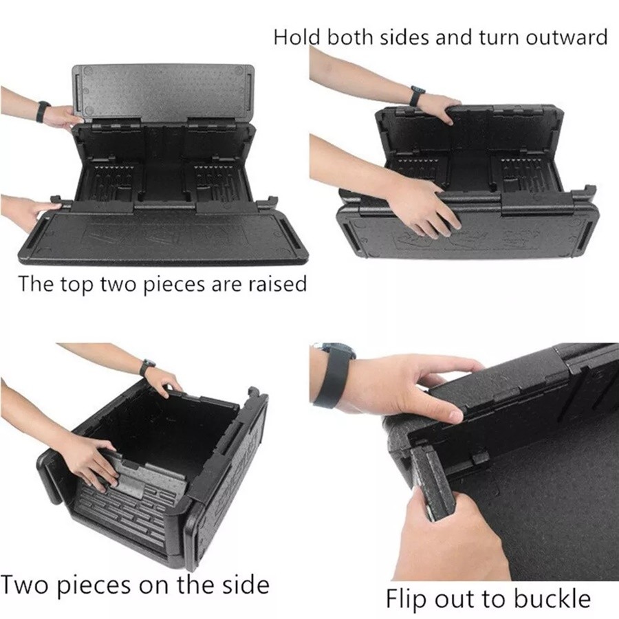 Camping Foldable Ice Cooler Food Storage Box | PTT Outdoor Camping Foldable Ice Cooler Food Storage Box