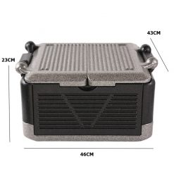 Outdoor Lightweight Travelling Gears, PTT Outdoor, Camping Foldable Ice Cooler Food Storage Box 11,
