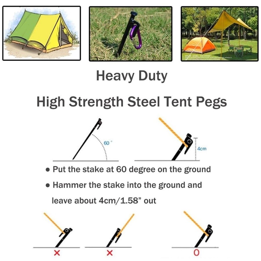 Camping Peg Ground 30CM Nail