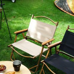 New Arrivals, PTT Outdoor, Woodgrain Folding Camping Chair 9,