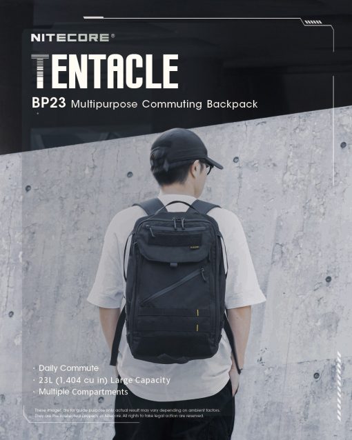 NITECORE BP23 Multi-Purpose Tactical Commuting Backpack, PTT Outdoor, 20221025152710 40756,
