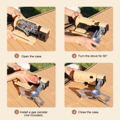 FoldNGo 2600W Portable Stove, PTT Outdoor, Compact Foldable Stove 9,