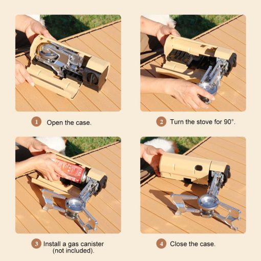 FoldNGo 2600W Portable Stove, PTT Outdoor, Compact Foldable Stove 9,