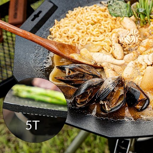 Non Stick Korean Grill Pan (Maifan Stone Coating), PTT Outdoor, Non Stick Korean Grill Pan Maifan Stone Coating 1,