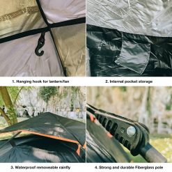 TAHAN Panthera 4 Automatic Tent, PTT Outdoor, TAHAN Panthera 4 Automatic Tent 15,