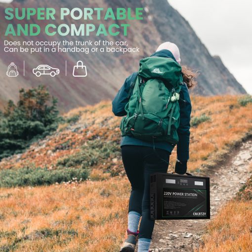 ENERTZY Portable Power Station 350W, 90000mah, PTT Outdoor, ENERTZY Portable Power Station Main 2,