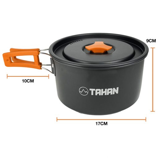 TAHAN Panthera Camper Cookset Combo, PTT Outdoor, TAHAN Panthera Camper Cookset 3a,