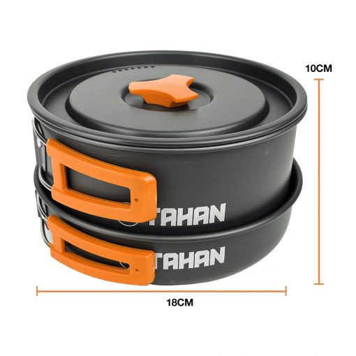 TAHAN Panthera Camper Cookset Combo, PTT Outdoor, TAHAN Panthera Camper Cookset 4,