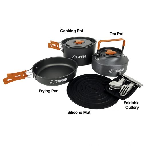 TAHAN Panthera Camper Cookset Combo, PTT Outdoor, TAHAN Panthera Camper Cookset 7,