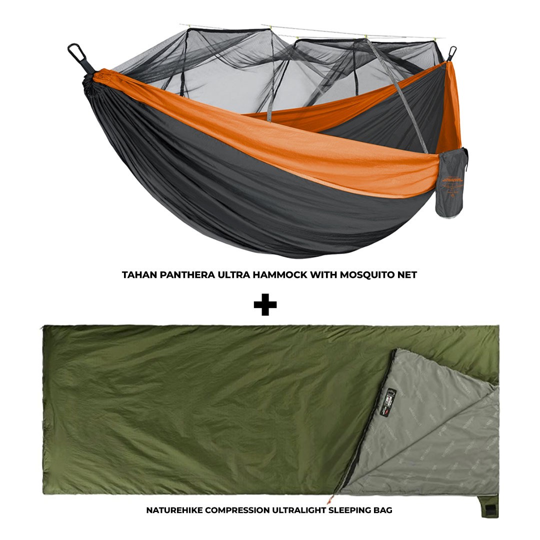 TAHAN Panthera Ultra Hammock with Mosquito Net | PTT Outdoor TAHAN Panthera Ultra Hammock with Mosquito Net, PTT Outdoor, TAHAN Panthera Ultra Hammock with Mosquito Net Naturehike Sleeping Bag,