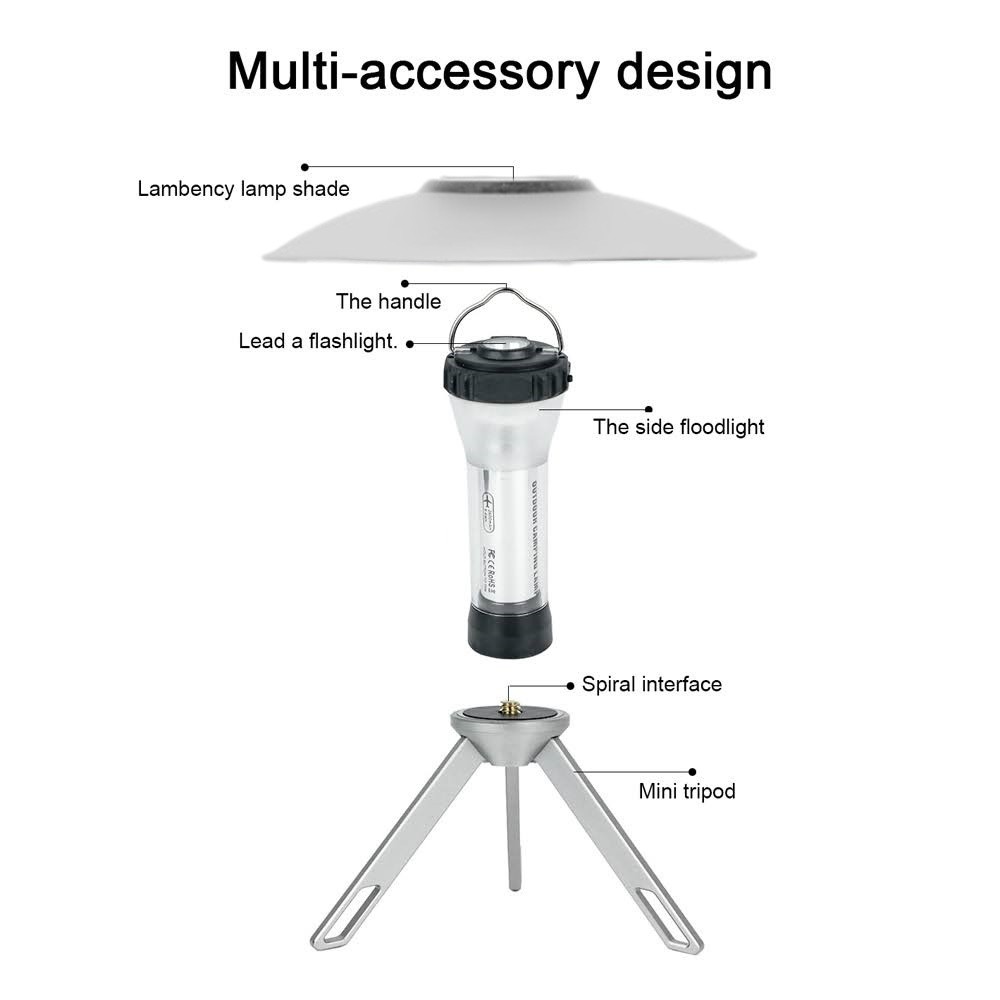 3-in-1 Luminary Mini LED Lighthouse Tripod