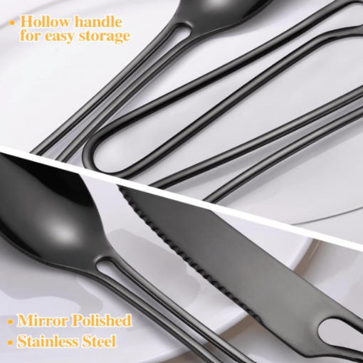 3-in-1 Stainless Steel Cutlery, PTT Outdoor, 3 in 1 Stainless steel cutlery details,