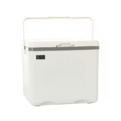 30L Dual Purpose Insulated Cooler Box, cooler box with thermometer, temperature cooler box, drinks storage box with temperature, durable cooler box, versatile, portable chiller box, large capacity cooler box, 30l ice retention, outdoor cool box, picnic cooler box food storage, cold drinks box, can box, mineral water storage, ice cooler storage box, ice chest, chiller, beverage cooler, cold storage box, ice insulated container, drinks storage container, drinks storage cooler box