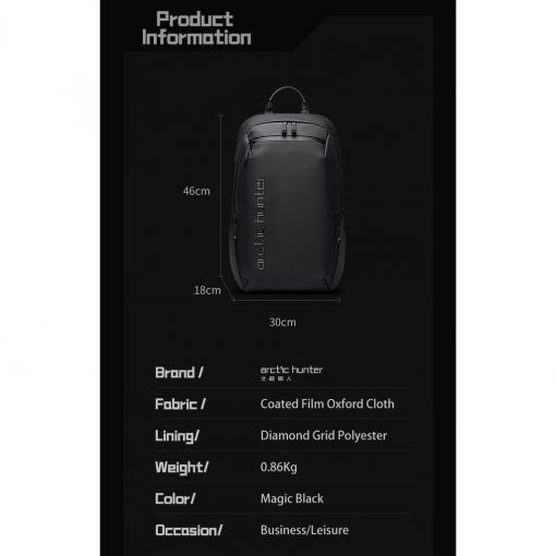 ARCTIC HUNTER i-Hertz USB Charging Laptop Backpack (15.6"), PTT Outdoor, 3 fa29fc89 40f6 42bd a74a,