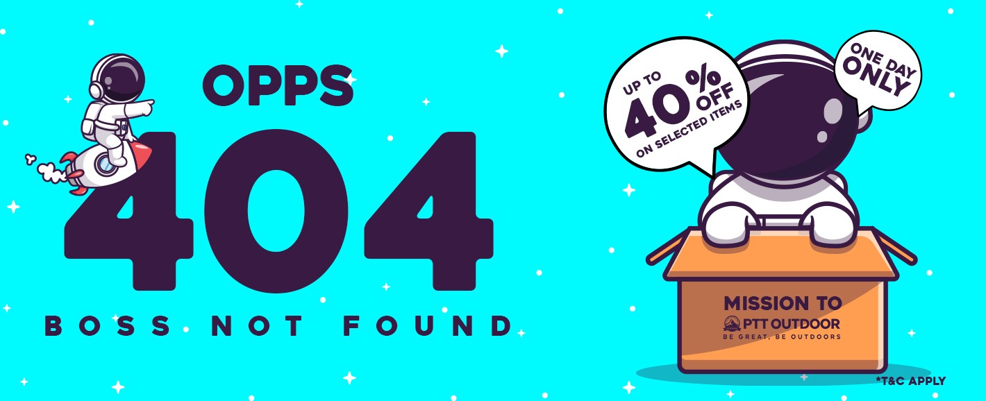 404 Bos Not Found Sale | PTT Outdoor 404 Bos Not Found Sale banner