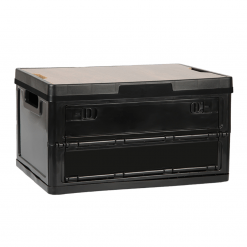 New Arrivals, PTT Outdoor, 55L Outdoor Folding Storage Box with Wooden Lid main,