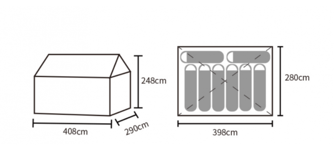 6-8P-Screened-Canopy-Tent-with-Mesh-Sidewalls-TXZ-1157-10