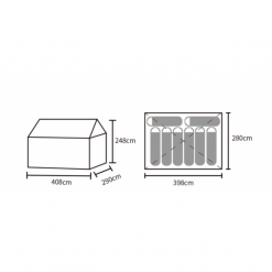 6-8P-Screened-Canopy-Tent-with-Mesh-Sidewalls-TXZ-1157-9