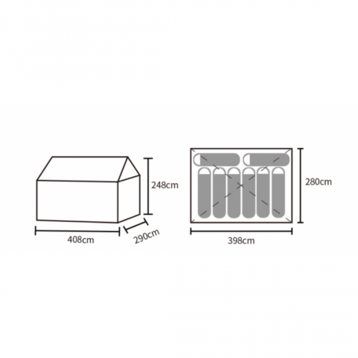 6-8P-Screened-Canopy-Tent-with-Mesh-Sidewalls-TXZ-1157-9