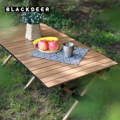 Hiking Main Category Page, PTT Outdoor, BLACKDEER Wood Veins Aluminium Egg Roll 120CM Table 09,