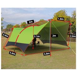 FoodPanda Rider Campaign, PTT Outdoor, CoverAll UPF40 Flysheet Shelter Size 2,