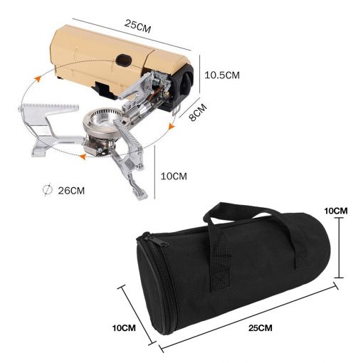 FoldNGo 2600W Portable Stove, PTT Outdoor, FoldNGo Size,