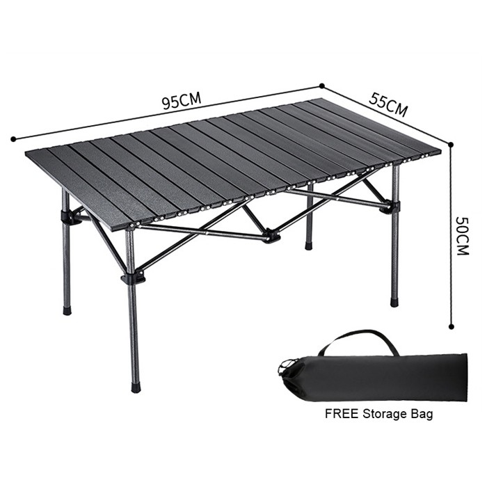 Foldable Eggroll Lightweight Camping Table - 95cm, Foldable Eggroll Lightweight Camping Table, 120cm, portable table, outdoor furniture, camping gear, picnic table, compact table, folding table, lightweight table, travel table, collapsible table, camping equipment, fold-up table, adventure dining, portable dining surface, campsite furniture, space-saving table, versatile camping table, easy-to-carry table, durable construction, outdoor dining solution