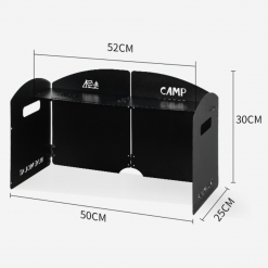 Great Gear Up Festival PTT Outdoor, PTT Outdoor, Foldable Outdoor Windshield 4 Fold with Top new size,