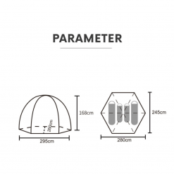 Hexagon 3-4P Pop-up Camping Tent with Rainfly, PTT Outdoor, Hexagon 5 8P Pop up Camping Tent with Rainfly 10,