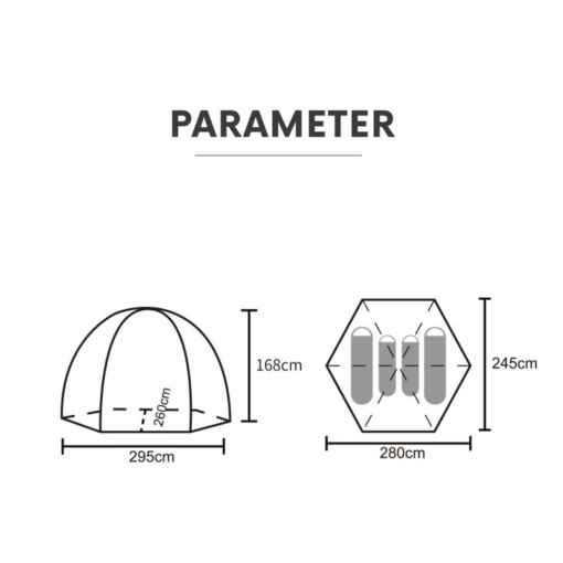 Hexagon 3-4P Pop-up Camping Tent with Rainfly, PTT Outdoor, Hexagon 5 8P Pop up Camping Tent with Rainfly 10,