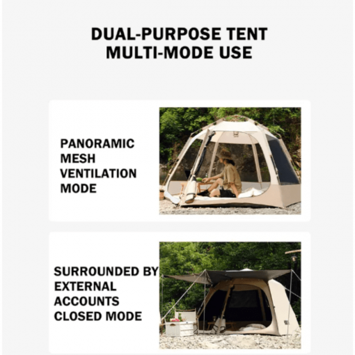Hexagon-5-8P-Pop-up-Camping-Tent-with-Rainfly-5