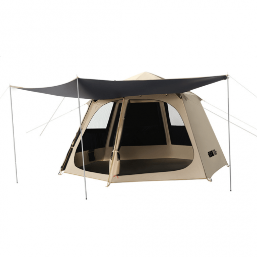 Hexagon-5-8P-Pop-up-Camping-Tent-with-Rainfly-main