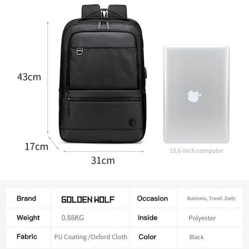 GOLDEN WOLF Phase Laptop Backpack (15.6"), PTT Outdoor, Hf5cd9303ebc34e26bb6216af9315e7e7S bba6650f f114 4d73 9493,