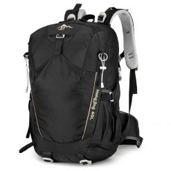 HongJing 40L Outdoor Bagpack with Raincover, Outdoor backpack, HongJing backpack, 40L backpack, Rainproof bag, Outdoor gear, Hiking essentials, Camping backpack, Travel backpack, Raincover included, Durable construction, Adventure gear, All-weather backpack, Versatile pack, Hiking accessories, Weather-resistant bag, Heavy-duty backpack, Outdoor exploration, Backpacking gear, Rain protection, Trail-ready pack