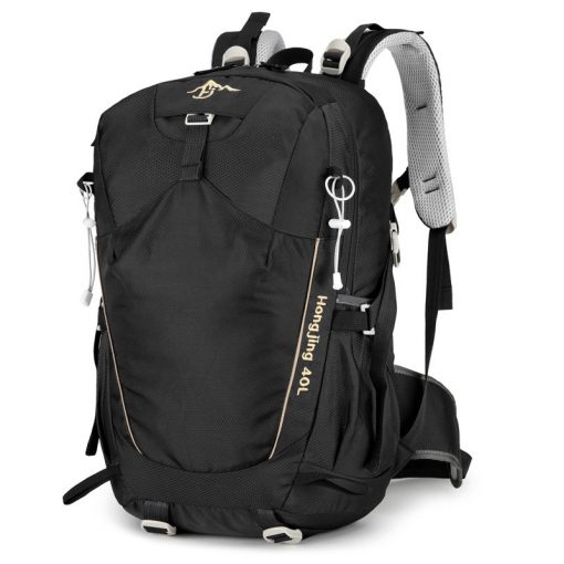 HongJing 40L Outdoor Bagpack with Raincover, Outdoor backpack, HongJing backpack, 40L backpack, Rainproof bag, Outdoor gear, Hiking essentials, Camping backpack, Travel backpack, Raincover included, Durable construction, Adventure gear, All-weather backpack, Versatile pack, Hiking accessories, Weather-resistant bag, Heavy-duty backpack, Outdoor exploration, Backpacking gear, Rain protection, Trail-ready pack