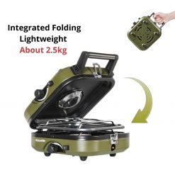 Hiking Main Category Page, PTT Outdoor, NATUREHIKE Double Burner Folding Stove 1,