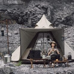 Hiking Main Category Page, PTT Outdoor, NATUREHIKE Hexagon Ranch Pyramid Tent 3 4 Person 9,