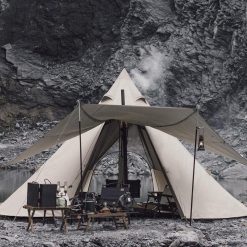 Hiking Main Category Page, PTT Outdoor, NATUREHIKE Octagon Ranch Pyramid Tent 5 8 Person 5,