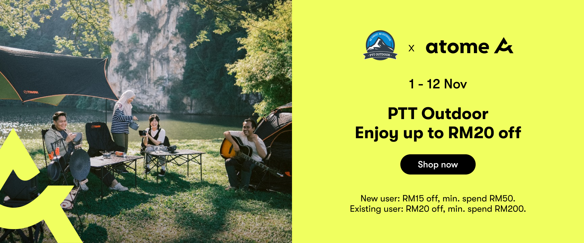 Atome PTT Outdoor Campaign, PTT Outdoor, PTT Outdoor web,