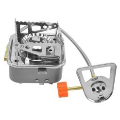 Portable Outdoor Camping Stove Grey with Tube