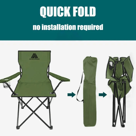 Top 5 Camping Chairs in Malaysia (2024) for Outdoor Comfort, PTT Outdoor, Reecho Outdoor Foldable Chair,