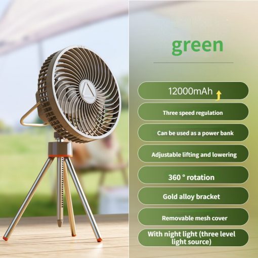 Retro Hyperwind Camping Fan with Adjustable Stand, Retro Hyperwind Camping Fan, Adjustable Stand, portable fan, vintage design, outdoor cooling, camping gear, retro style, airflow control, compact size, weather-resistant, battery-operated, camping essentials, retro camping fan, versatile stand fan, portable cooling solution, travel-friendly, classic camping fan, adjustable height, battery-powered fan, camping comfort, nostalgic camping fan