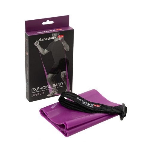 SANCTBAND ACTIVE Exercise Bands, PTT Outdoor, SBA Exercise Band Retail Pack Purple IMG1,