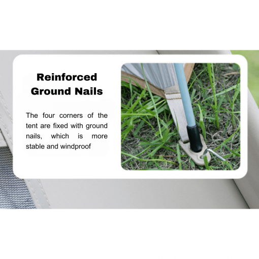 TXZ Auto Top-up Square Tent 2-4P - 9